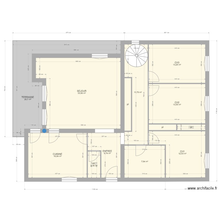 MAISON FALICON. Plan de 0 pièce et 0 m2