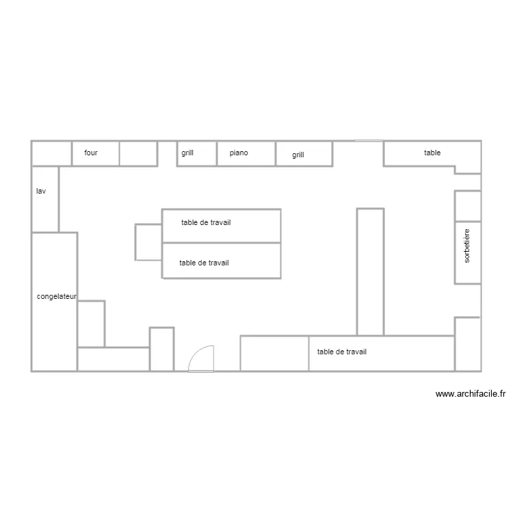 PLAN PETITE AUBERGE 2. Plan de 