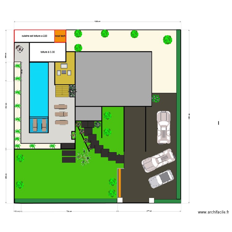 plan exterieur grenier 2. Plan de 0 pièce et 0 m2