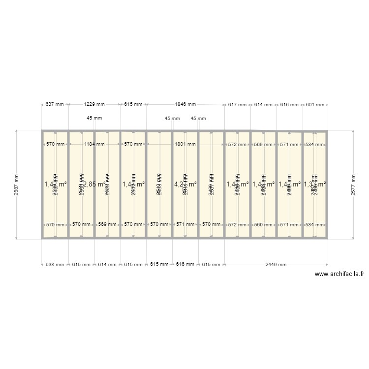 ferme 3. Plan de 0 pièce et 0 m2