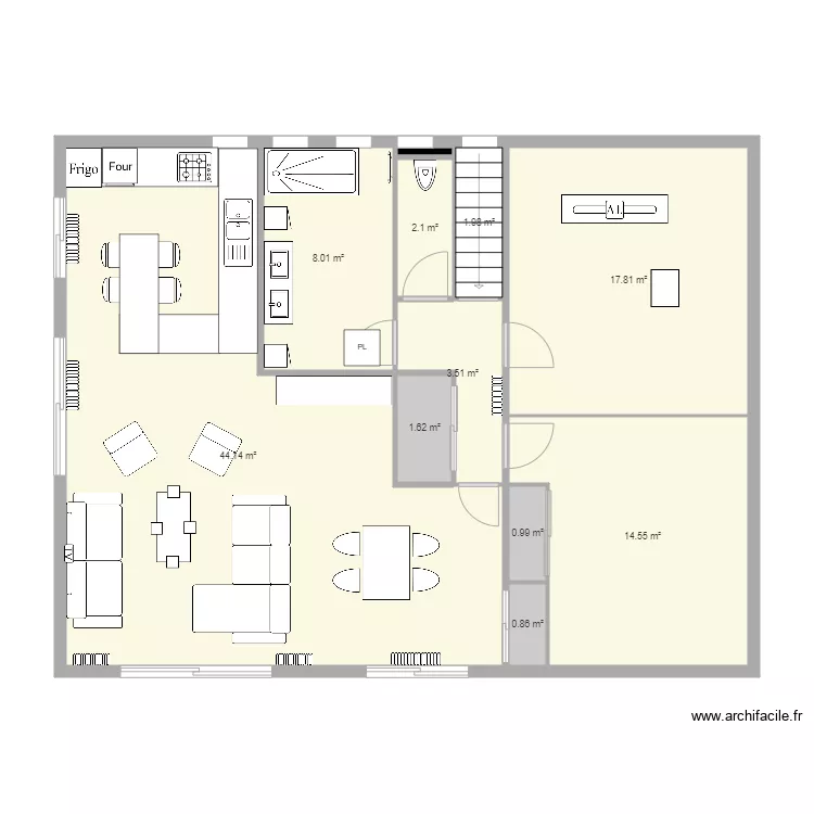 Maison Projet V5. Plan de 