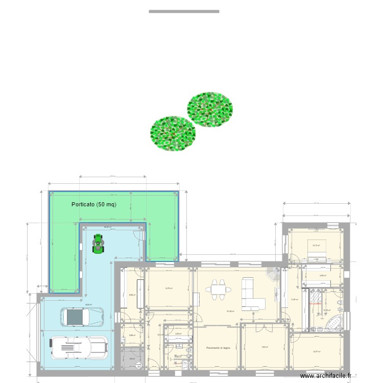 Habitable  7. Plan de 16 pièces et 294 m2