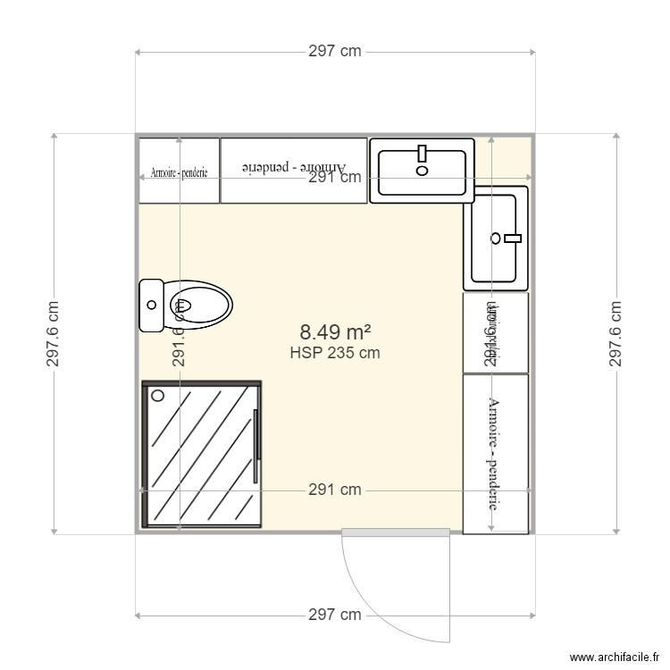  salle de bain. Plan de 0 pièce et 0 m2