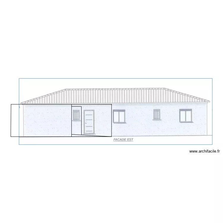 Facade est 1. Plan de 