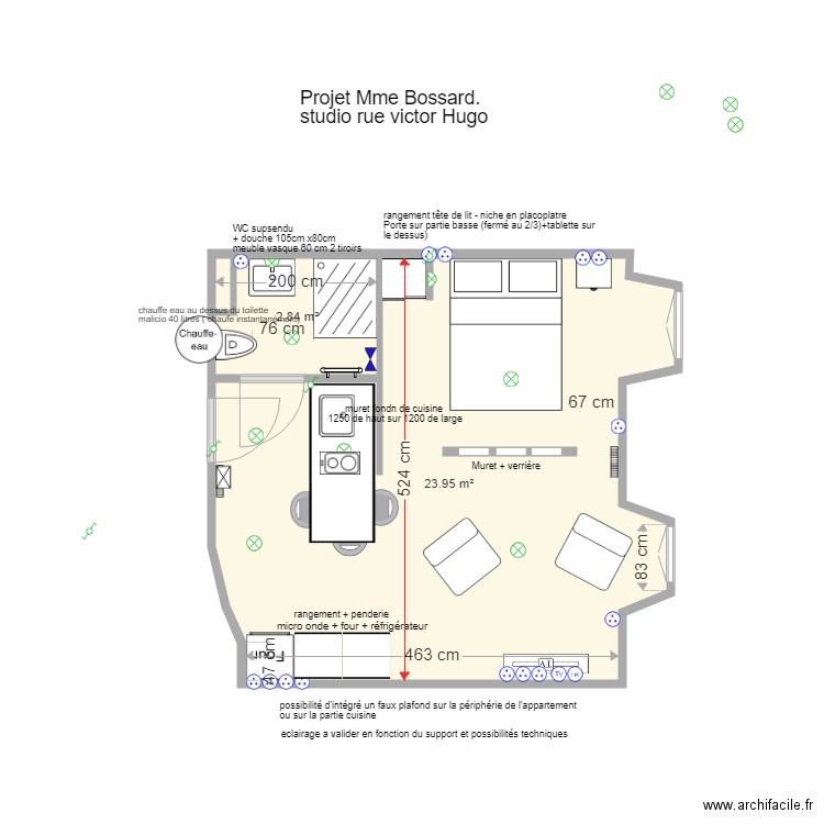 projet Bossard 6. Plan de 0 pièce et 0 m2