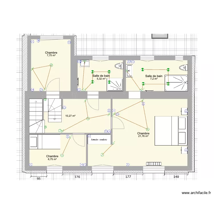 ETAGE. Plan de ETAGE. Plan de