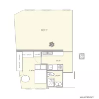 Plan souhait&eacute; cuisine decrochage 3