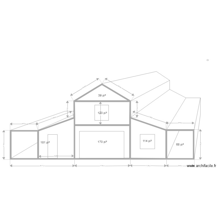 grange. Plan de 0 pièce et 0 m2