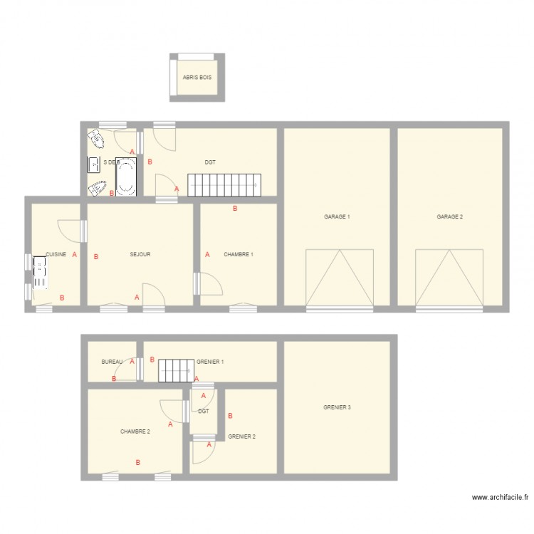 KANOR. Plan de 0 pièce et 0 m2