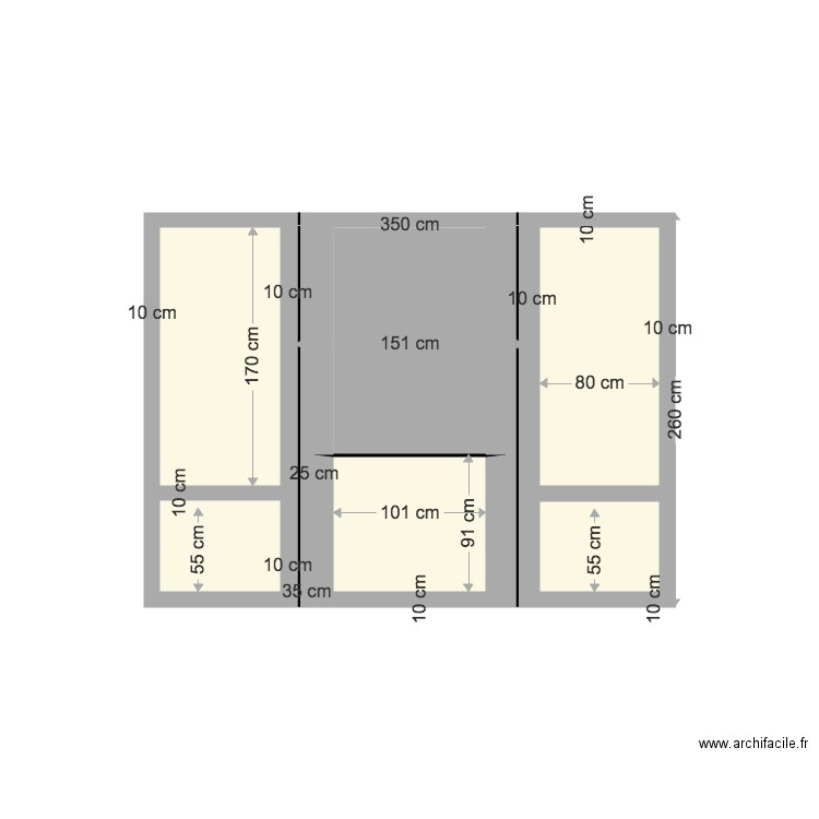 CHEMINEE DUPLEX 3P. Plan de 0 pièce et 0 m2