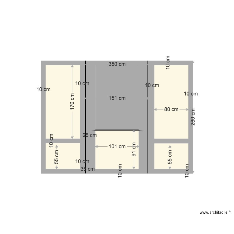 CHEMINEE DUPLEX 3P. Plan de 0 pièce et 0 m2