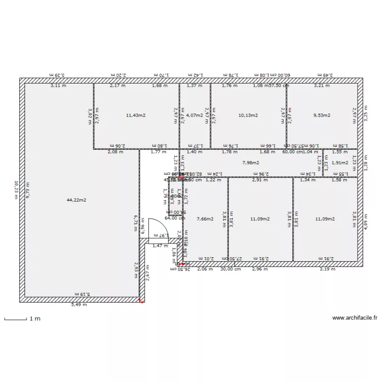 maison1. Plan de 