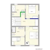 Appart avec escalier int&eacute;rieur 