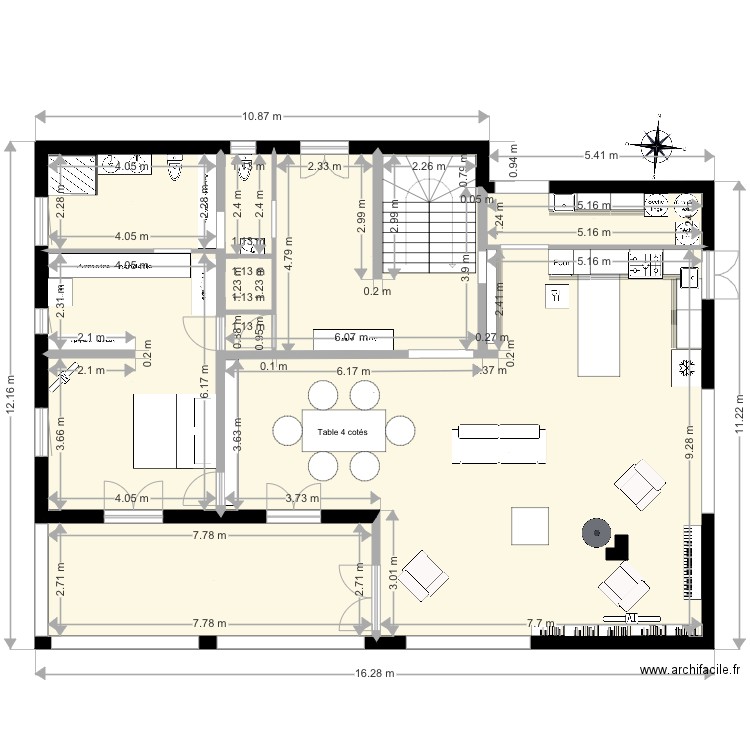 B Rdc. Plan de 0 pièce et 0 m2