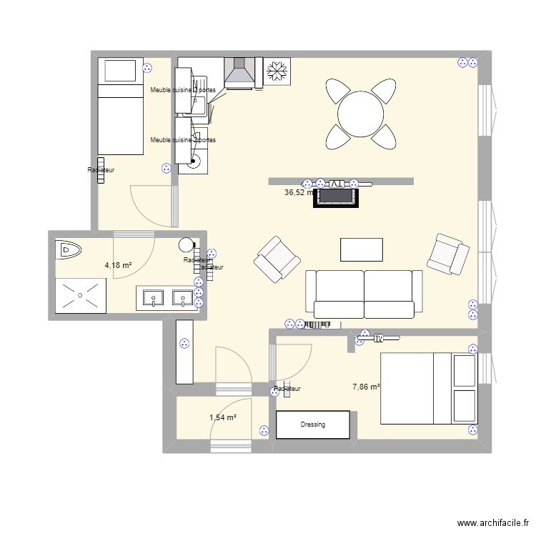 Loge Val Cristal finalisé. Plan de 0 pièce et 0 m2