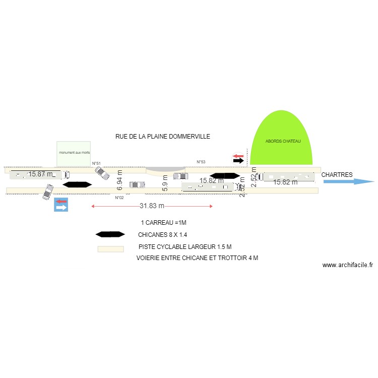 dommerville. Plan de 0 pièce et 0 m2