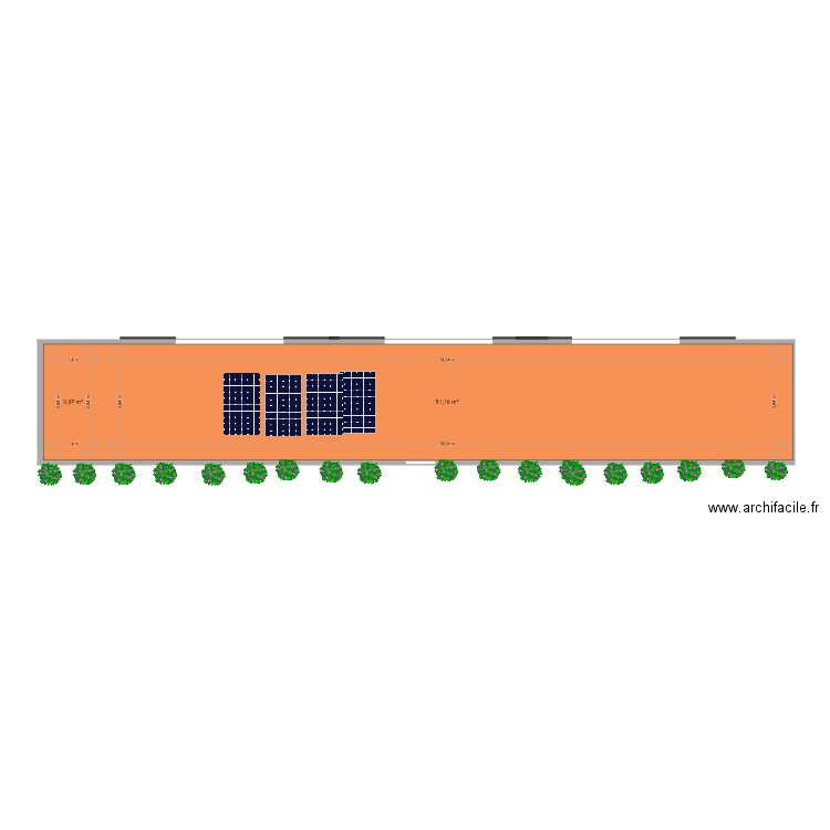 bar toitures. Plan de 0 pièce et 0 m2