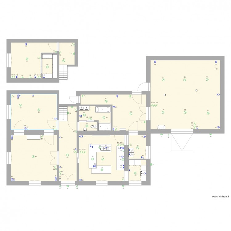 Le Sart électricité. Plan de 0 pièce et 0 m2