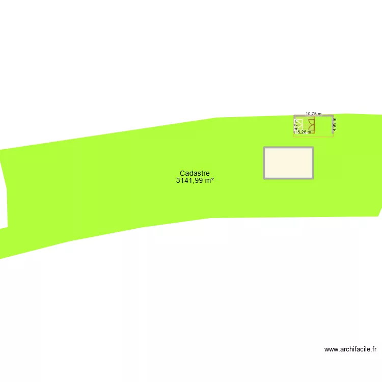 garage 5. Plan de 1  et 110 m²