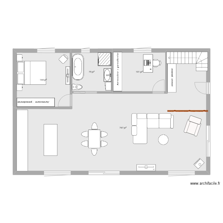 Option 5. Plan de 0 pièce et 0 m2