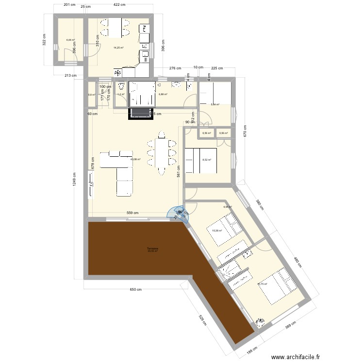 Ascou actuellement . Plan de 0 pièce et 0 m2