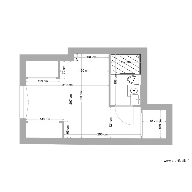 Boulanger SDB. Plan de 0 pièce et 0 m2