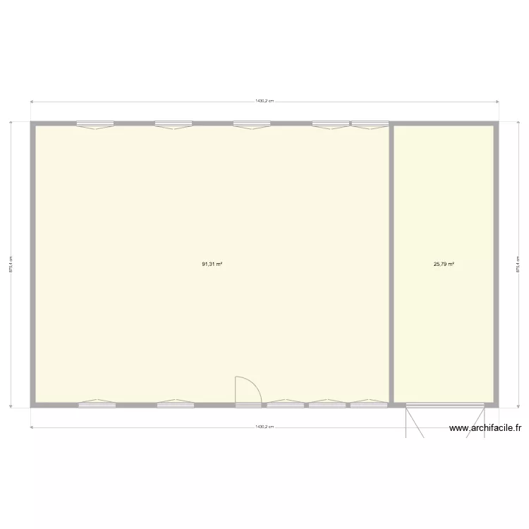 maison Quim. Plan de 