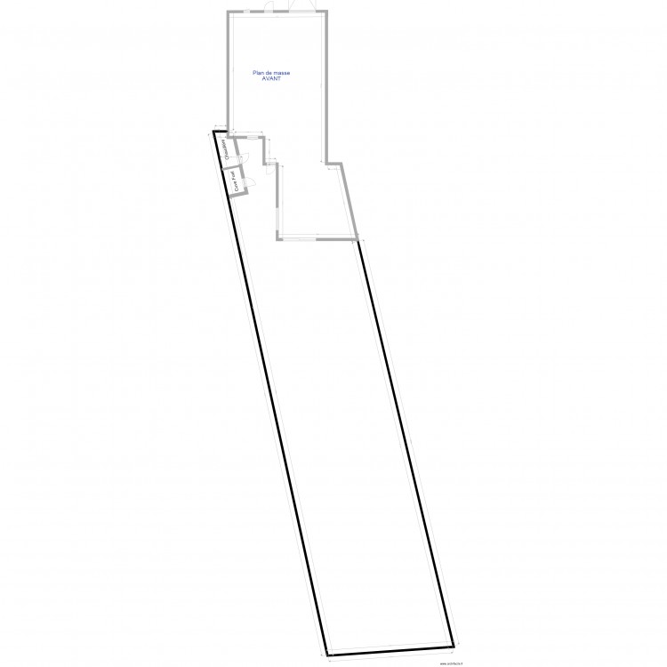 plan de masse avant1. Plan de 0 pièce et 0 m2