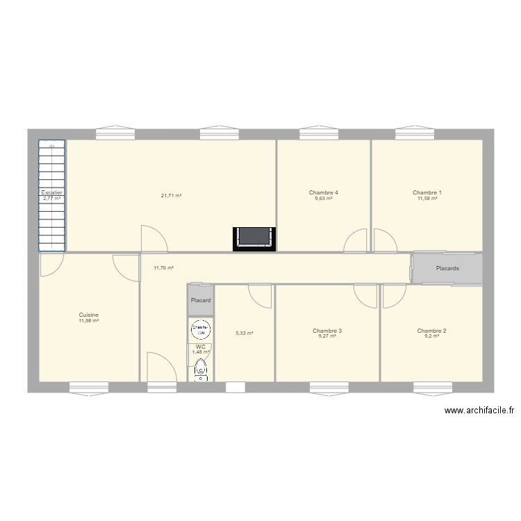 Ganaudieres RDC. Plan de 0 pièce et 0 m2