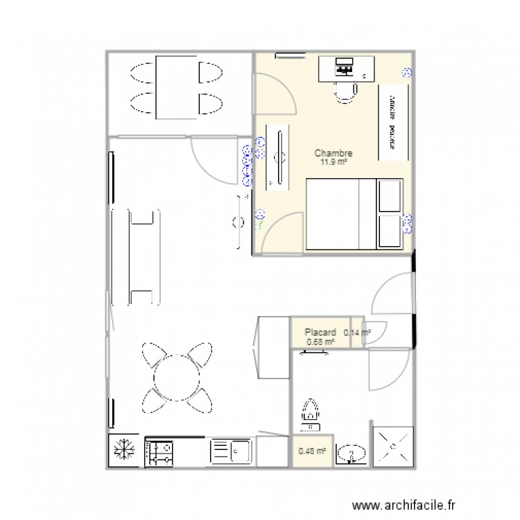 Appartement . Plan de 0 pièce et 0 m2