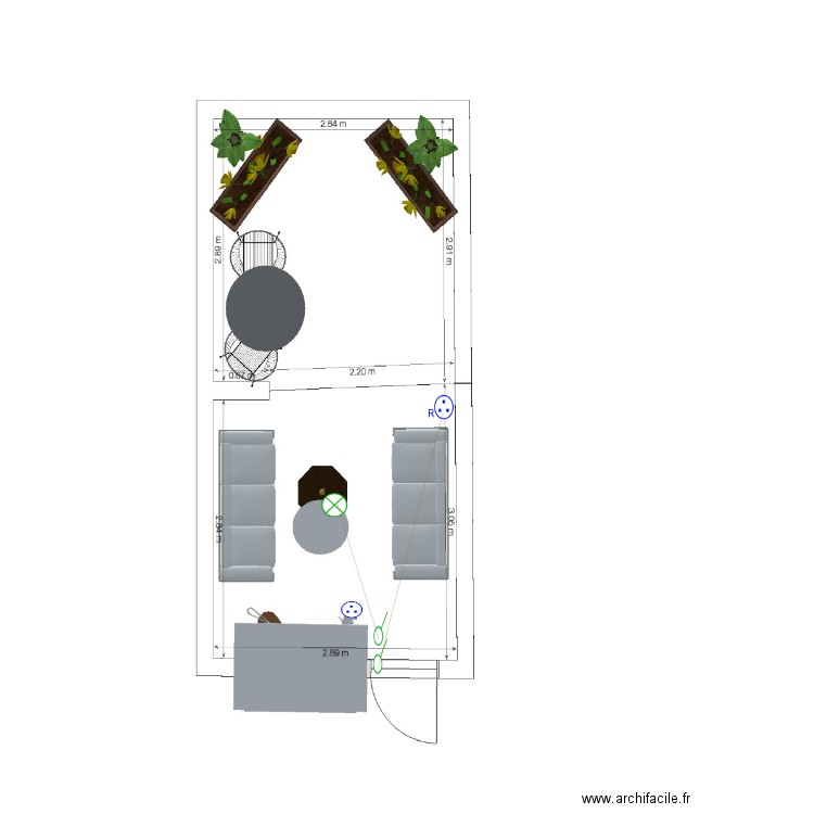 marie maison 1gauche. Plan de 0 pièce et 0 m2