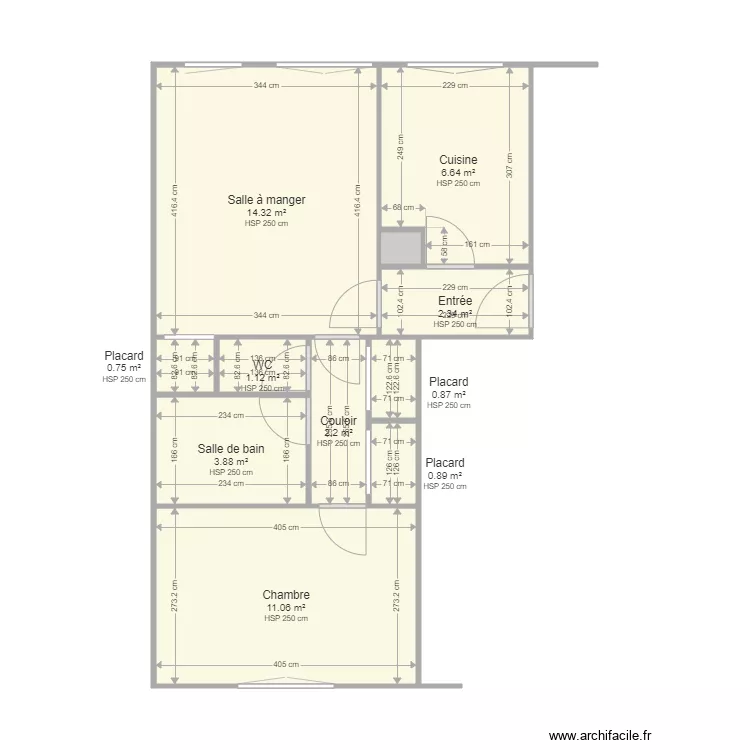 FONCIA 14 WATTEAU APT 424. Plan de 