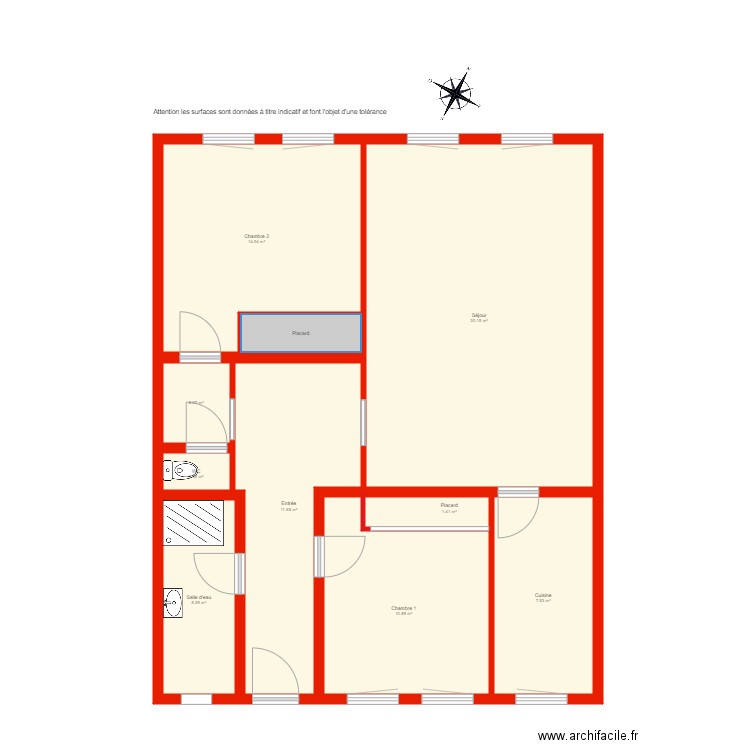 BI 3055 non côté. Plan de 0 pièce et 0 m2