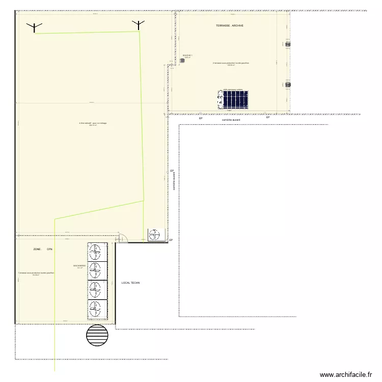 OPT CENTRE VILLE R 3 sous protection lourde gravillion. Plan de OPT CENTRE VILLE R 3 sous protection lourde gravillion. Plan de
