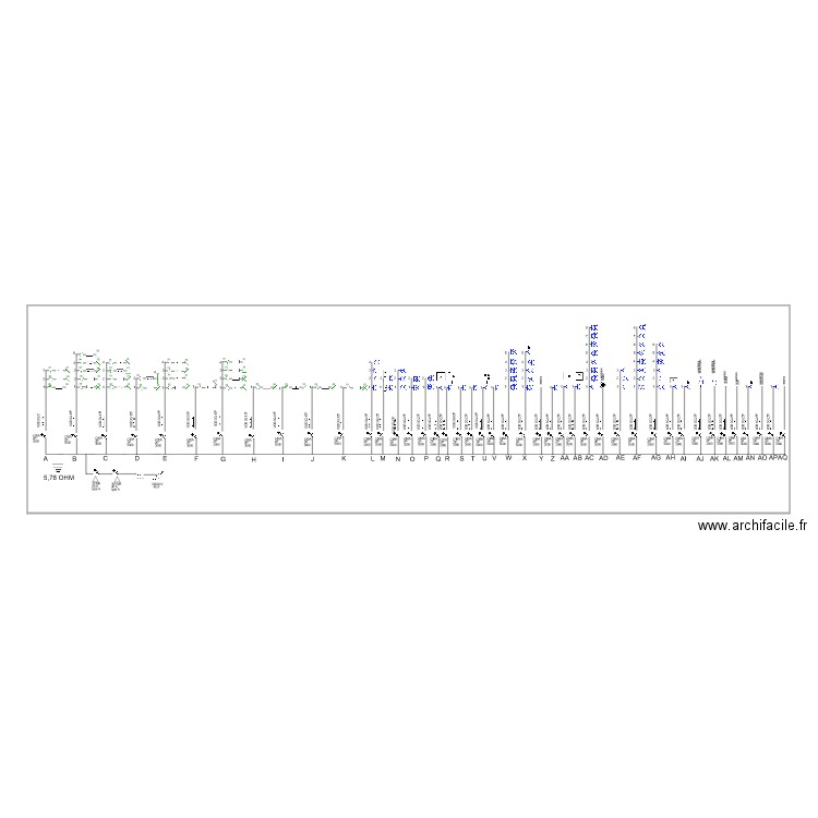 schema unifilaire aulnois. Plan de 0 pièce et 0 m2