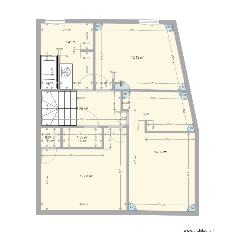 G Bert. Plan de 0 pièce et 0 m2