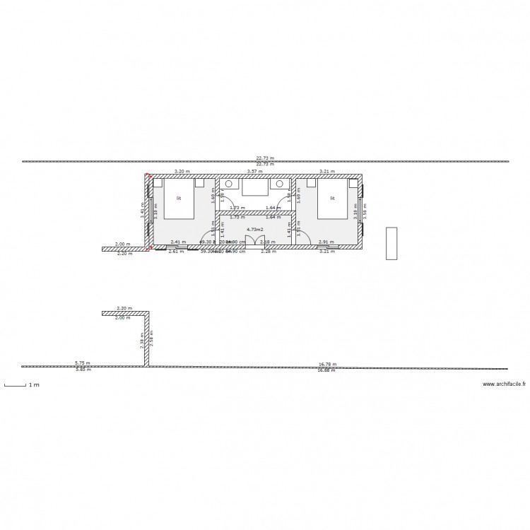 studio2. Plan de 0 pièce et 0 m2