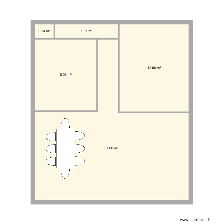 Appart . Plan de 0 pièce et 0 m2