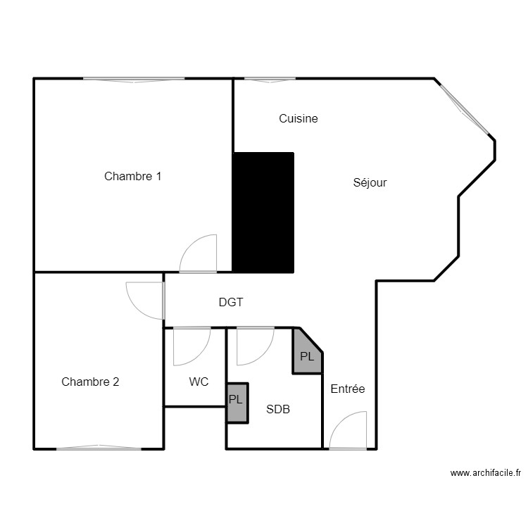 Plan lafon paco. Plan de 0 pièce et 0 m2