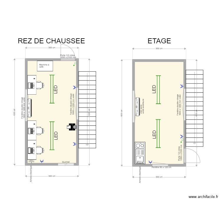 nlmk dacosta. Plan de 2 pièces et 32 m2