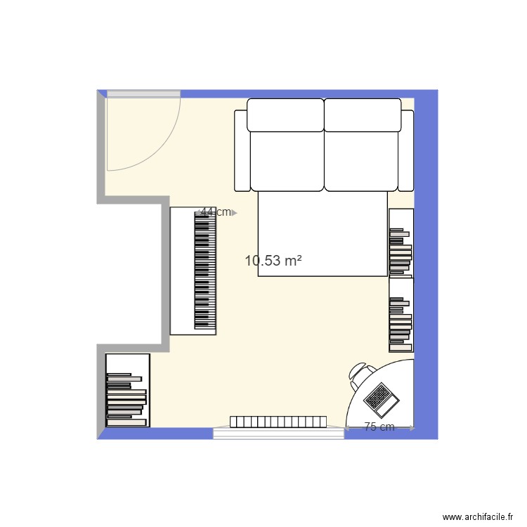 chambre amis 4. Plan de 0 pièce et 0 m2