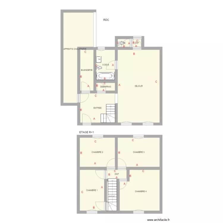 STOLL PLOMB. Plan de 