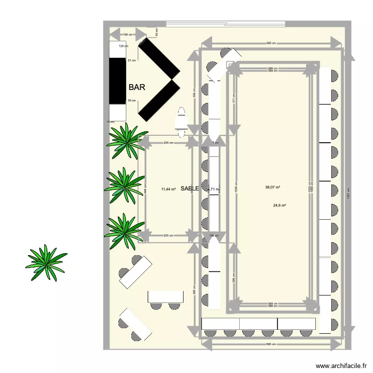 Salon vignerons barnum patio V1. Plan de 