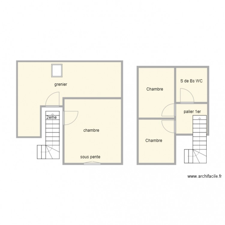 Leonard Milly étages. Plan de 0 pièce et 0 m2