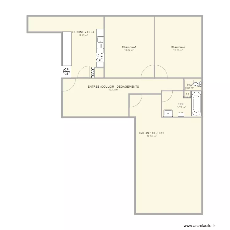 Laureto. Plan de 