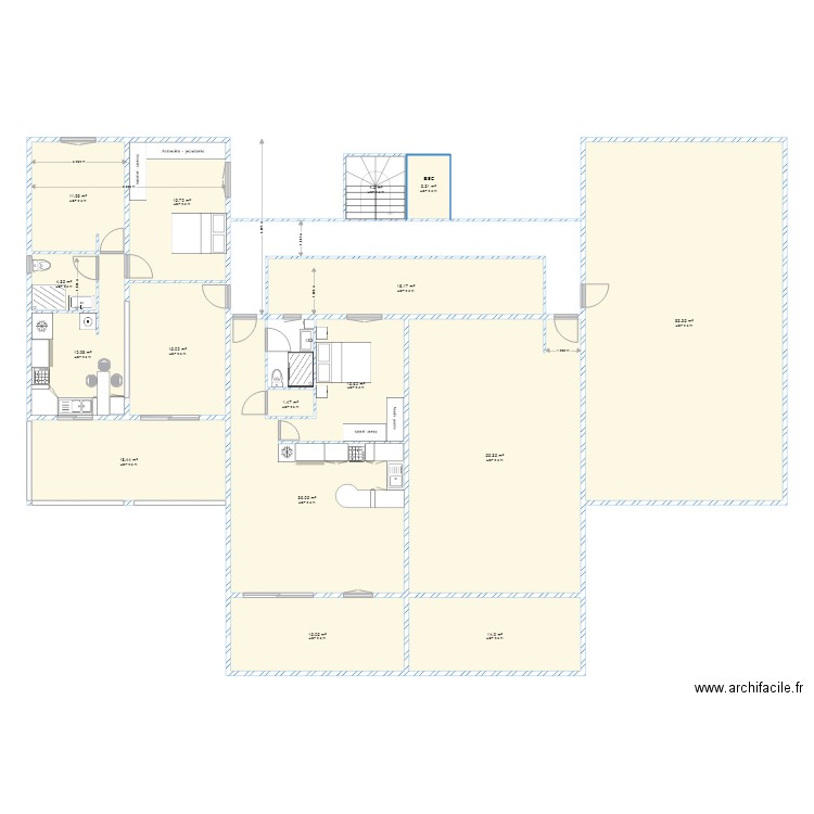 appts t2 et t3 Duco syndic. Plan de 0 pièce et 0 m2