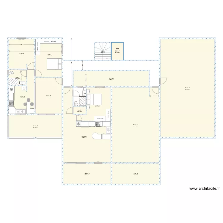 appts t2 et t3 Duco syndic. Plan de 