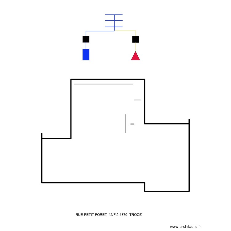 petit foret. Plan de 0 pièce et 0 m2