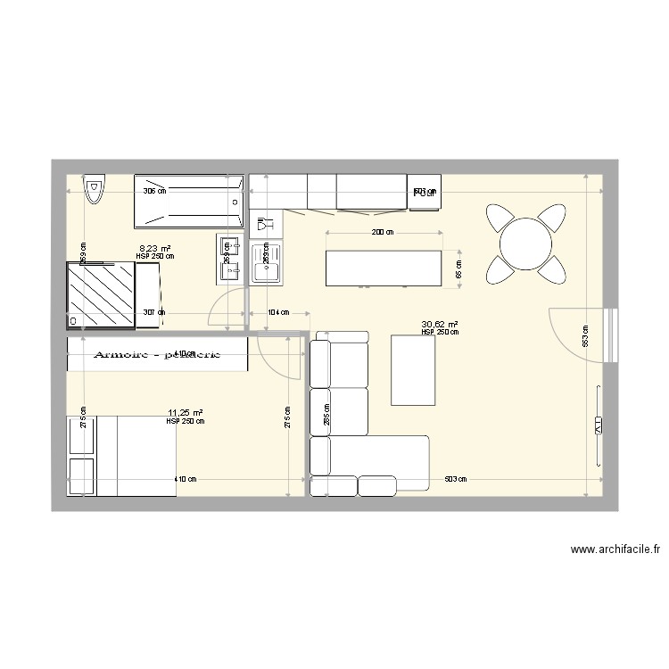 Kucica sprat. Plan de 0 pièce et 0 m2