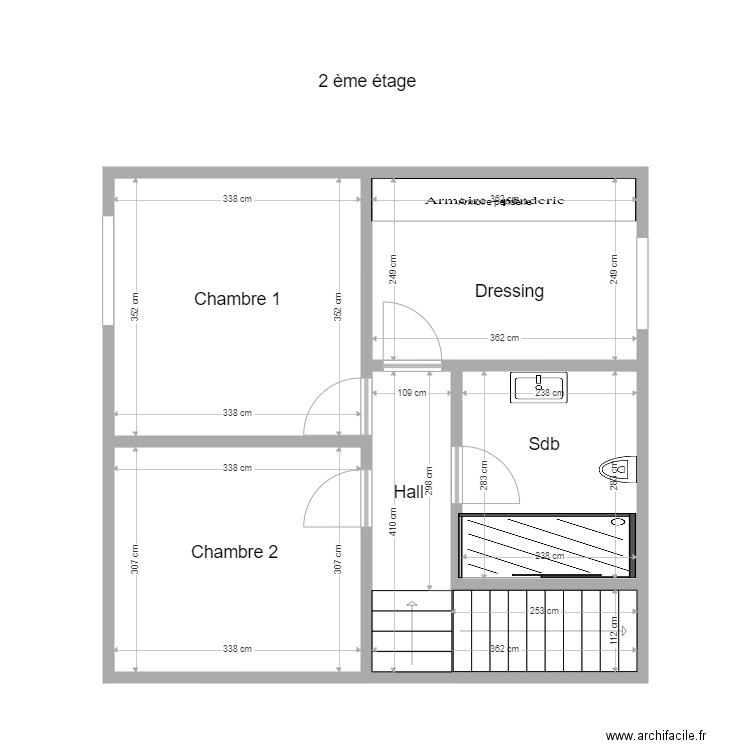 Chemin du bois 95 2ème étage. Plan de 0 pièce et 0 m2